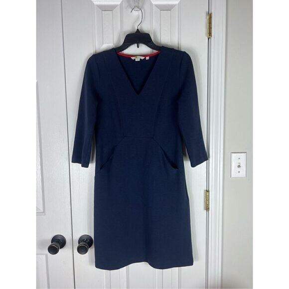 Boden Womens Navy Dress Size 4R - Picture 1 of 4